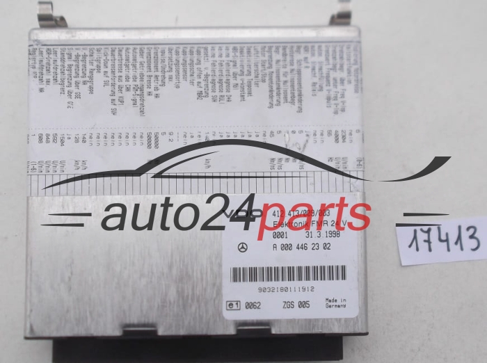 CALCULATEUR ABS FMR MERCEDES ATEGO A0004462302, A 000 446 23 02