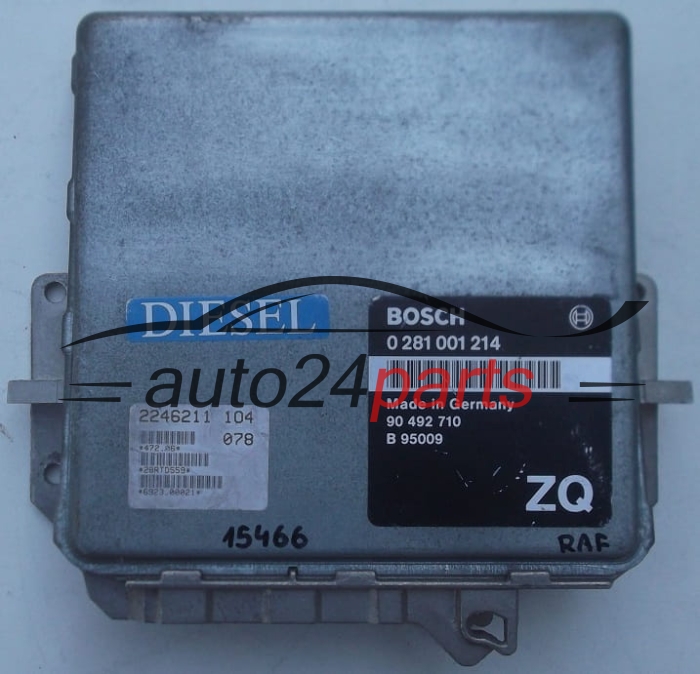  KOMPUTER STEROWNIK SILNIKA OPEL OMEGA 2.5 TD U25TD 90 492 710 ZQ, 90492710 ZQ, BOSCH 0281001214, 0 281 001 214