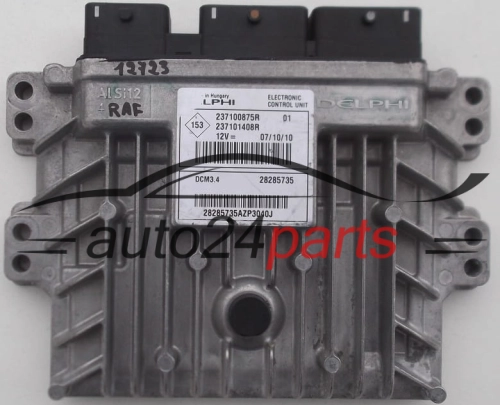 KOMPUTER STEROWNIK SILNIKA NISSAN RENAULT 1.5 DCI 237100875R, 237101408R, 28285735 - 12723