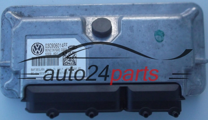 CALCULATEUR MOTEUR VOLKSWAGEN POLO 1.4 MAGNETI MARELLI MY2 7GVE.FF,  03C 906 014 FF, 03C906014FF, BC.0116089.E
