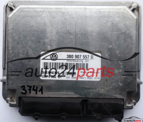 ECU CENTRALITA DE MOTOR VW VOLKSWAGEN PASSAT 1.6 3B0907557D, 3B0 907 557 D SIEMENS 5WP4360 01, 5WP4 360 01 