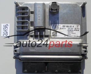 KOMPUTER STEROWNIK SILNIKA SKODA FABIA 1.2 TDI DELPHI 28281647, 03P 906 021 K, 03P906021K, DCM3.7 - 20135