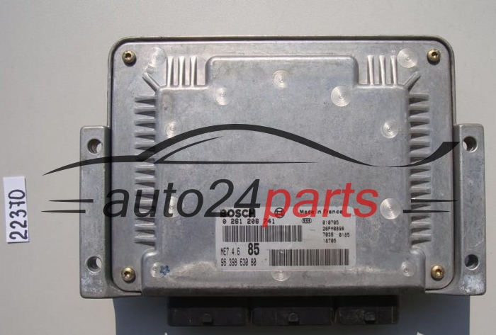 CENTRALITA DE MOTOR CITROEN PEUGEOT 3.0 V6 BOSCH 0 261 206 741, 0261206741, 96 398 630 80, 9639863080