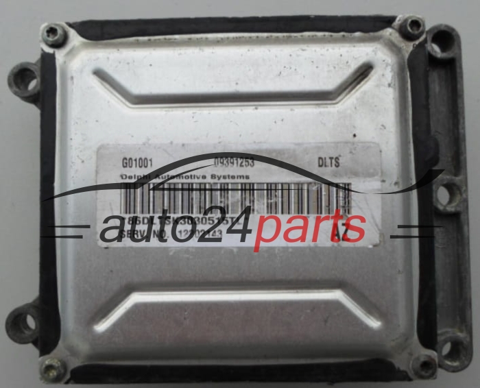  MOTORSTEUERGERÄT ECU STEUERGERAT OPEL ASTRA VECTRA ZAFIRA 2.2 Z22SE 09391253 DLTS, 12202143, 12 202 143, 6235044, 62 35 044- S369