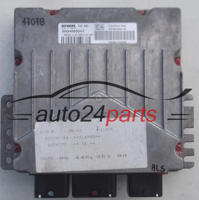 KOMPUTER STEROWNIK SILNIKA PEUGEOT 307 2.0 HDI