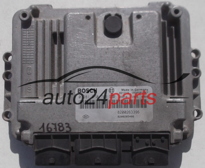 ECU CENTRALITA DE MOTOR RENAULT MEGANE 1.9 DCI BOSCH 0 281 010 769, 0281010769, 8200263396, 8200285406, 1039S01347