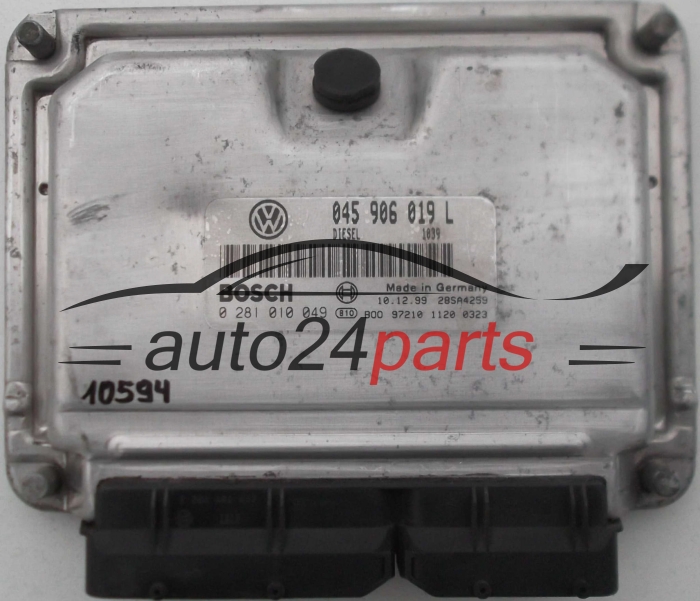 KOMPUTER STEROWNIK SILNIKA VW VOLKSWAGEN LUPO 1.4 TDI 045906019L, 045 906 019 L BOSCH 0281010049, 0 281 010 049