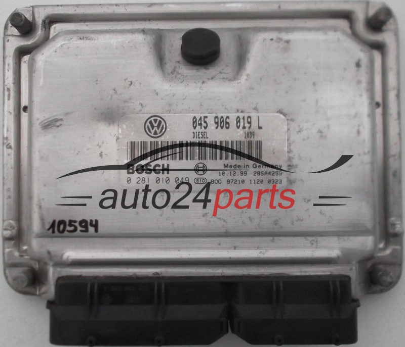KOMPUTER STEROWNIK SILNIKA VW VOLKSWAGEN LUPO 1.4 TDI 045906019L, 045 906 019 L BOSCH 0281010049, 0 281 010 049