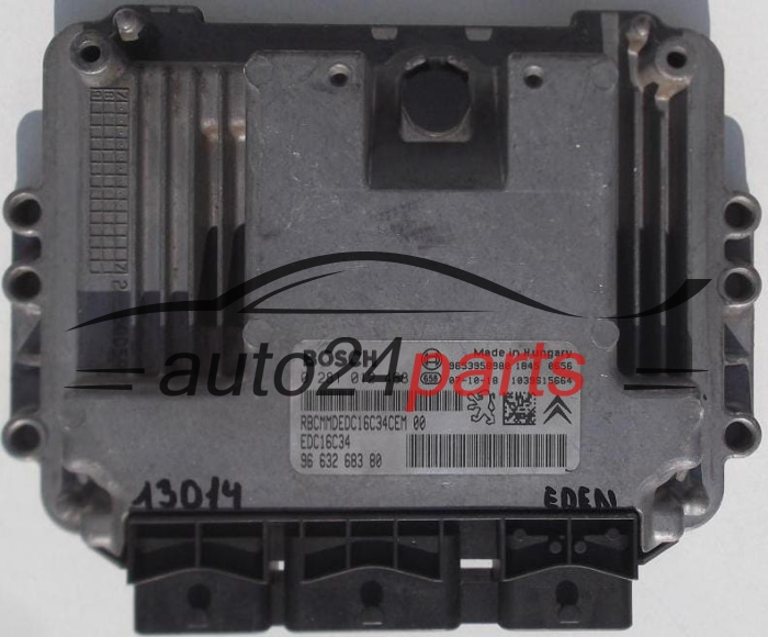MOTORSTEUERGERÄT ECU STEUERGERÄT CITROEN XSARA PICASSO 1.6 HDI 