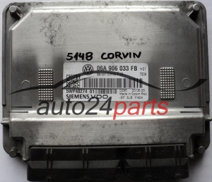 ECU CENTRALITA DE MOTOR SKODA OCTAVIA 1.6 06A906033FB, 06A 906 033 FB, 5WP40274 01 BENZIN SIMOS 7.1A