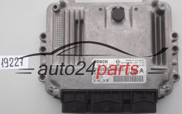 KOMPUTER STEROWNIK SILNIKA CITROEN C4 1.6 HDI BOSCH 0 281 012 980, 0281012980, 96 646 174 80, 9664617480, 9653958980, EDC16C34