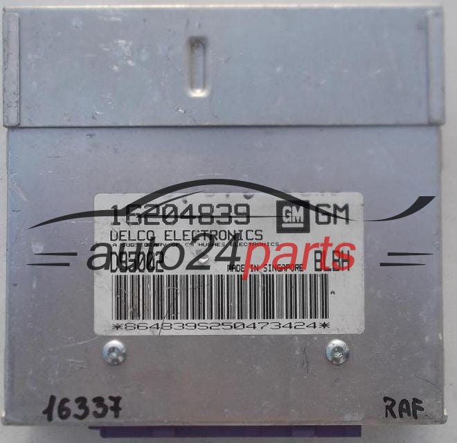 KOMPUTER STEROWNIK SILNIKA OPEL VECTRA 1.8 16204839 GM