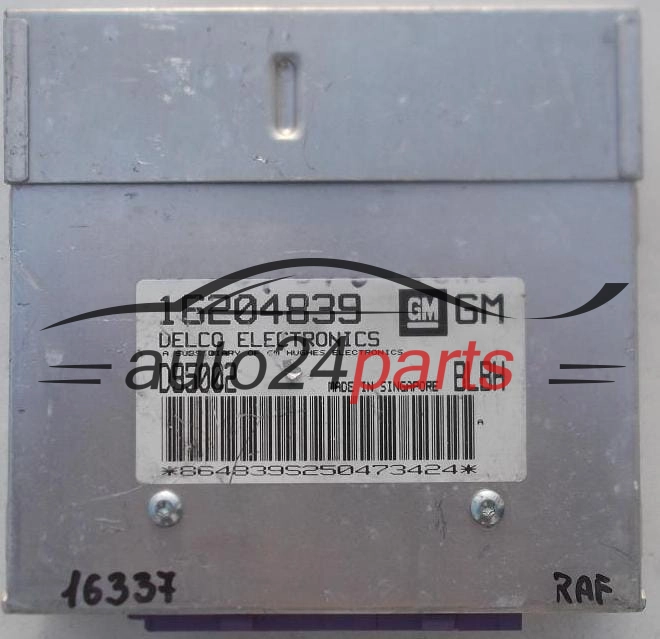 Sterownik silnika OPEL VECTRA 1.8 DELCO 16204839GM D95002 BLBH