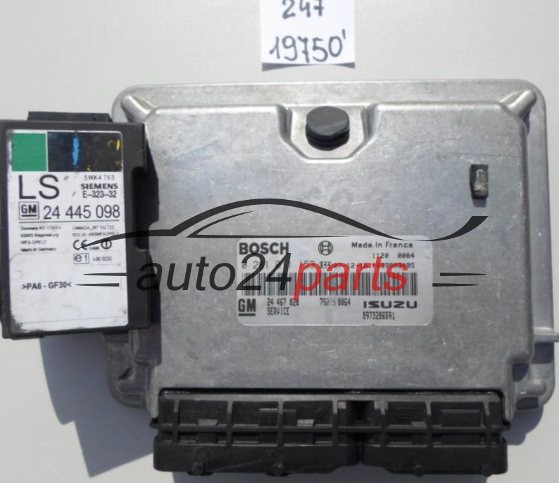 KOMPUTER STEROWNIK SILNIKA OPEL 1.7 CDTI BOSCH 0 281 011 153,  GM 24 467 020
