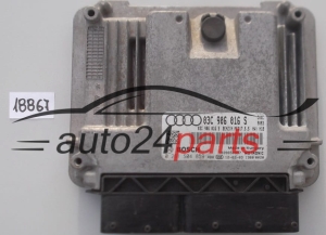 KOMPUTER STEROWNIK SILNIKA AUDI A3 1.4 TFSI BOSCH 0 261 S04 859, 0261S04859, 03C 906 016 S, 03C906016S, MED17.5.5 - 
