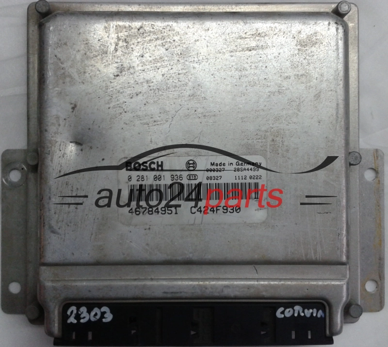 KOMPUTER STEROWNIK SILNIKA ALFA ROMEO 145 146 1.9 JTD BOSCH 0281001936 46784951 C424F930 28SA4499