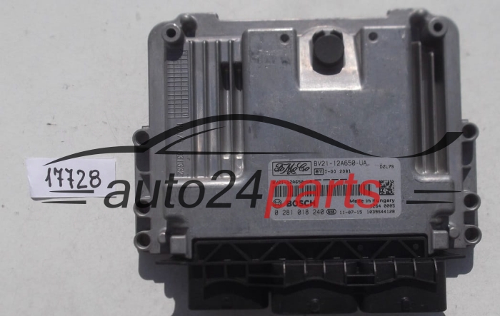 KOMPUTER STEROWNIK SILNIKA FORD FOCUS 1.6 TDCI BOSCH 0 281 018 240, 0281018240, BV21-12A650-UA, BV2112A650UA