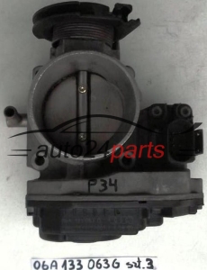 DROSSELKLAPPE AUDI SEAT SKODA VOLKSWAGEN SIEMENS 408-237-212-007, 408237212007, 06A 133 063 G, 06A133063G