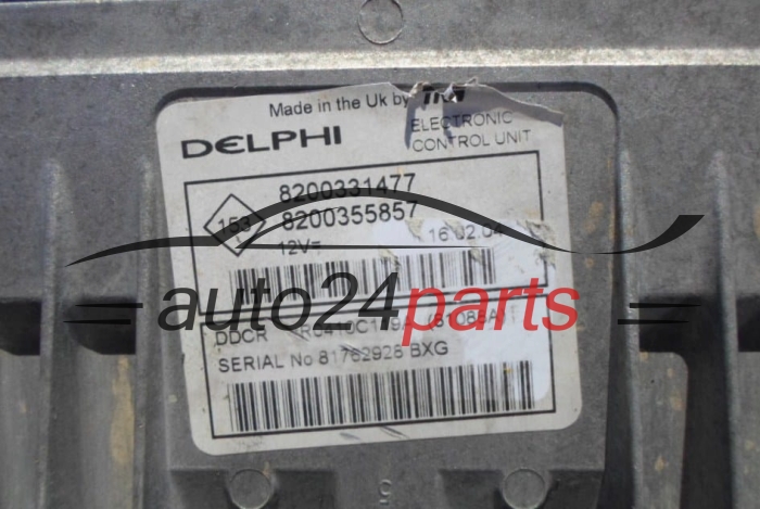 MOTORSTEUERGERÄT ECU STEUERGERÄT  RENAULT CLIO 1.5 DCI Delphi R0410C119A