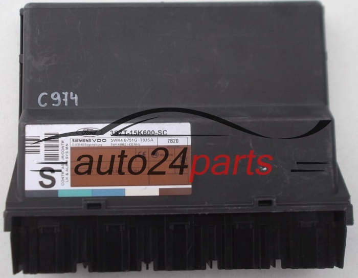 CENTRALKA MODUL STEROWNIK KOMFORTU FORD MONDEO 3S7T15K600SC
