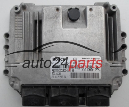 MOTORSTEUERGERÄT ECU STEUERGERAT PEUGEOT 206 1.4 HDI BOSCH 0 281 012 525,  96 617 285 80