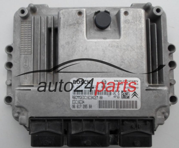 MOTORSTEUERGERÄT ECU STEUERGERAT PEUGEOT 206 1.4 HDI BOSCH 0 281 012 525,  96 617 285 80