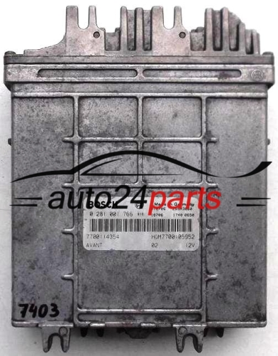 RENAULT LAGUNA 1.9 BOSCH 0 281 001 766, 0281001766, 28SA3860, HOM7700105952, 7700114354