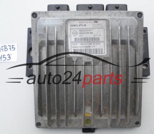 KOMPUTER STEROWNIK SILNIKA RENAULT 1.5 DCI R0410C116B, 8200331477, 8200374168