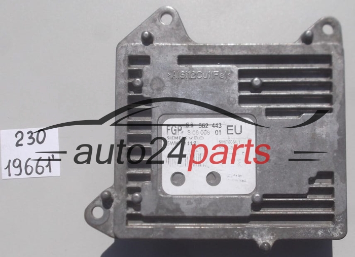 KOMPUTER STEROWNIK SILNIKA OPEL VECTRA SIGNUM ZAFIRA 2.2 SIEMENS VDO 5WK9 1112,  FGP 55 562 443 EU
