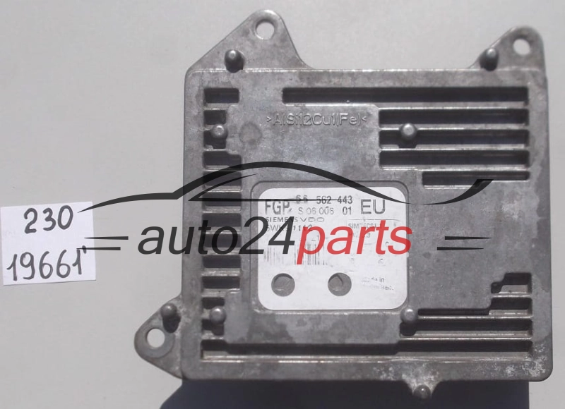 KOMPUTER STEROWNIK SILNIKA OPEL VECTRA SIGNUM ZAFIRA 2.2 SIEMENS VDO 5WK9 1112,  FGP 55 562 443 EU