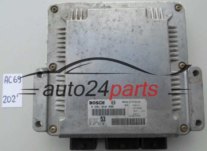 KOMPUTER STEROWNIK SILNIKA CITROEN 2.0 HDI BOSCH 0 281 010 996, 0281010996, 96 467 742 80, 9646774280