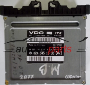 KOMPUTER STEROWNIK SILNIKA MERCEDES W208 CLK 200 A0245451532 (07), 024 545 15 32 (07), VDO 412 229/021/009 -