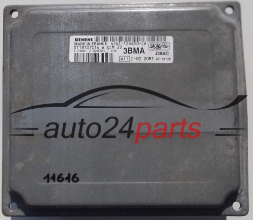 KOMPUTER STEROWNIK SILNIKA FORD FIESTA SIEMENS S118107014 A,  FoMoCo 4S61-12A650-CA