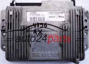 UCE CENTRALITA DE MOTOR RENAULT MEGANE SCENIC 1.6 SIEMENS S115300202 A, S115300202A, HOM7700875745, HOM 7700875745, 7700105980