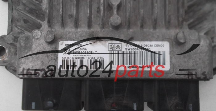 CALCULATEUR MOTEUR CITROEN PEUGEOT 2.0 HDI SIEMENS VDO 5WS40610B-T