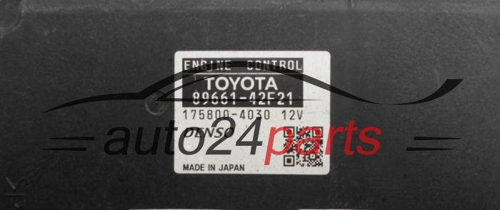CALCULATEUR MOTEUR TOYOTA RAF 4 2.0 Denso  1758004030,  8966142F21 