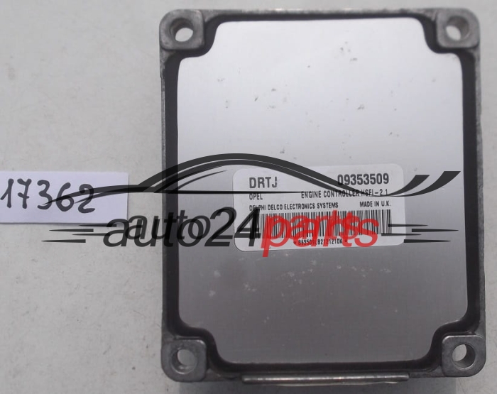 CALCULATEUR MOTEUR OPEL ASTRA G CORSA C ZAFIRA A DELPHI DELCO 09353509 DRTJ, 09353509DRTJ, HSFI-2.1