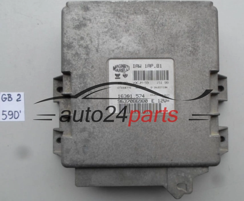 PEUGEOT 206 1.4 Magneti Marelli IAW 1AP.81, IAW1AP81, 16340.584, 16340584, 9639907980 