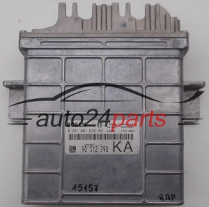 MOTORSTEUERGERÄT ECU STEUERGERAT OPEL VECTRA B X20DTL BOSCH 0 281 001 638, 0281001638, 90 512 790 KA, 90512790