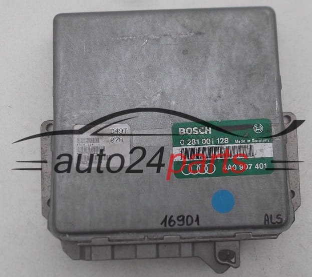 KOMPUTER STEROWNIK SILNIKA AUDI 100 C4 2.5 TDI BOSCH 0 281 001 128, 0281001128, 4A0 907 401, 4A0907401