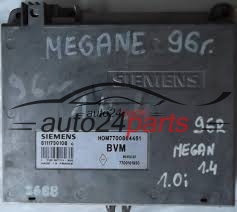 MOTORSTEUERGERÄT ECU STEUERGERAT RENAULT MEGANE 1.4 SIEMENS S111730108C, HOM7700864451, 7700101920