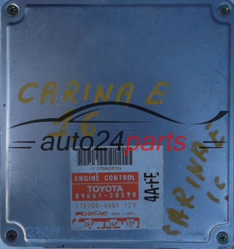 MOTORSTEUERGERÄT ECU STEUERGERÄT TOYOTA CARINA 1.6