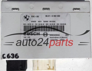CENTRALKA MODUL STEROWNIK PARKOWANIA EINPARKHILFE PDC BMW E90, E91, BOSCH 0 263 004 186, 0263004186, 6002JC0630, 66.21-6 982 390, 66216982390 - C3246
