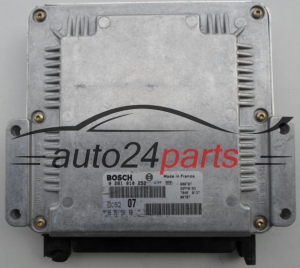 MOTORSTEUERGERÄT ECU STEUERGERÄT  PEUGEOT 307 2.0 HDI BOSCH 0 281 010 252, 0281010252, 96 351 581 80, 9635158180, EDC15C2 