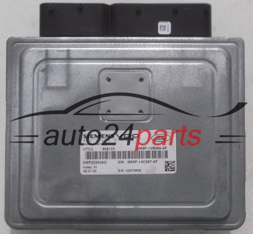 MOTORSTEUERGERÄT ECU STEUERGERÄT  FORD FOCUS 1.6 SIEMENS 5WP22350AD, 5M5P-12B565-AF