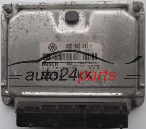 KOMPUTER STEROWNIK SILNIKA SKODA OCTAVIA 1.9 TDI ALH 038906012H, BOSCH 0281010129,  28SA4725