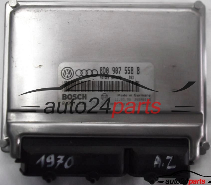 ECU CENTRALITA DE MOTOR AUDI A4 VW PASSAT 1.8 ADR 8D0 907 558 B, 8D0907558B, BOSCH 0261204774, 0 261 204 774