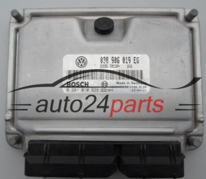 MOTORSTEUERGERÄT ECU STEUERGERÄT  SKODA 1.9 TDI BOSCH 0 281 010 928, 0281010928, 038 906 019 EG, 038906019EG 