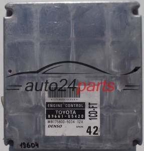 KOMPUTER STEROWNIK SILNIKA TOYOTA AVENSIS 2.0 D4D 1CD-FT 89661-05420 8966105420 MB175800-5034 MB1758005034 - 12604