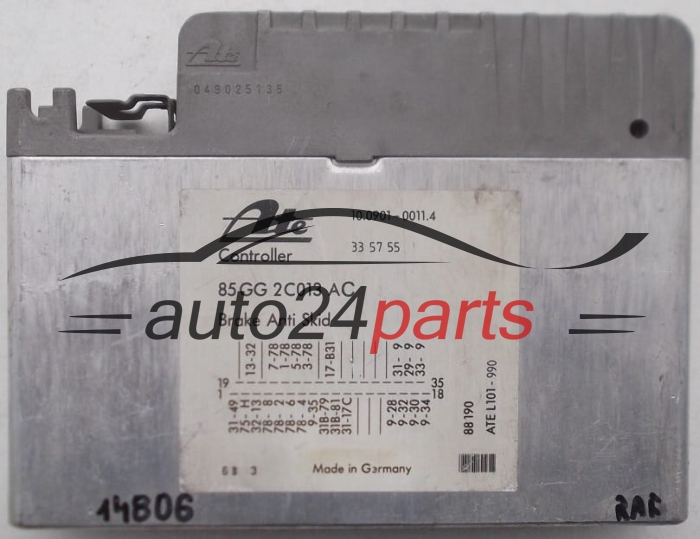 ABS STEUERGERAT FORD SCORPIO ATE 10.0901-0011.4, 10090100114, 85GG2C013AC